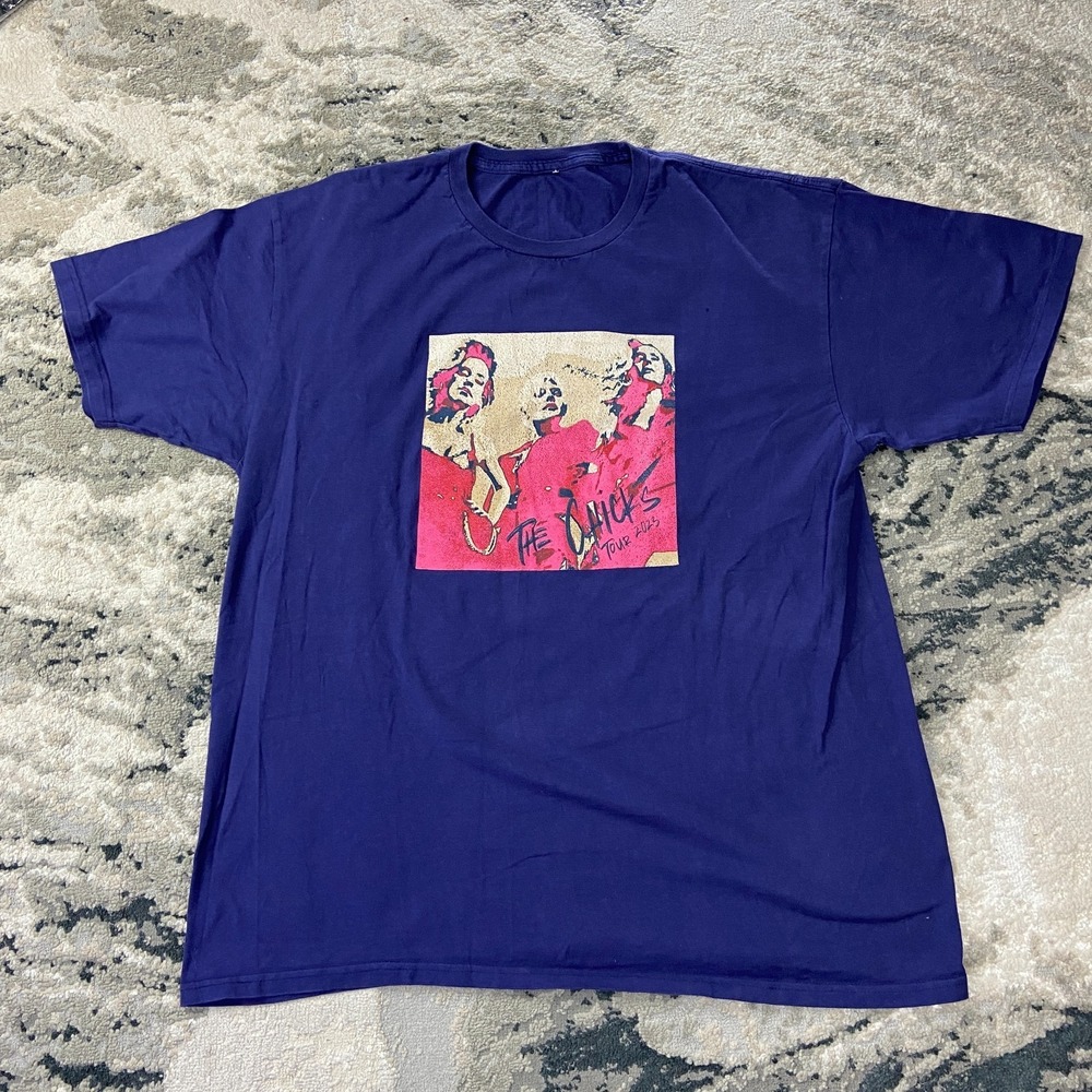The Chicks Y2K T Shirt Mens Purple Graphic Print Concert Tour 2023 Band Sz XXL‎